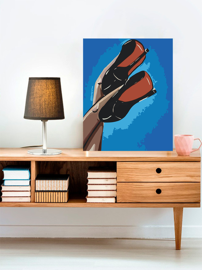 Картина по номерам &amp;quot;Высокие каблуки&amp;quot;