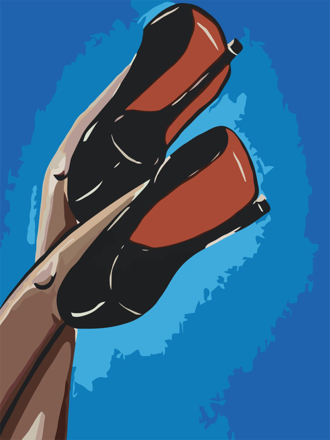 Картина по номерам &amp;quot;Высокие каблуки&amp;quot;