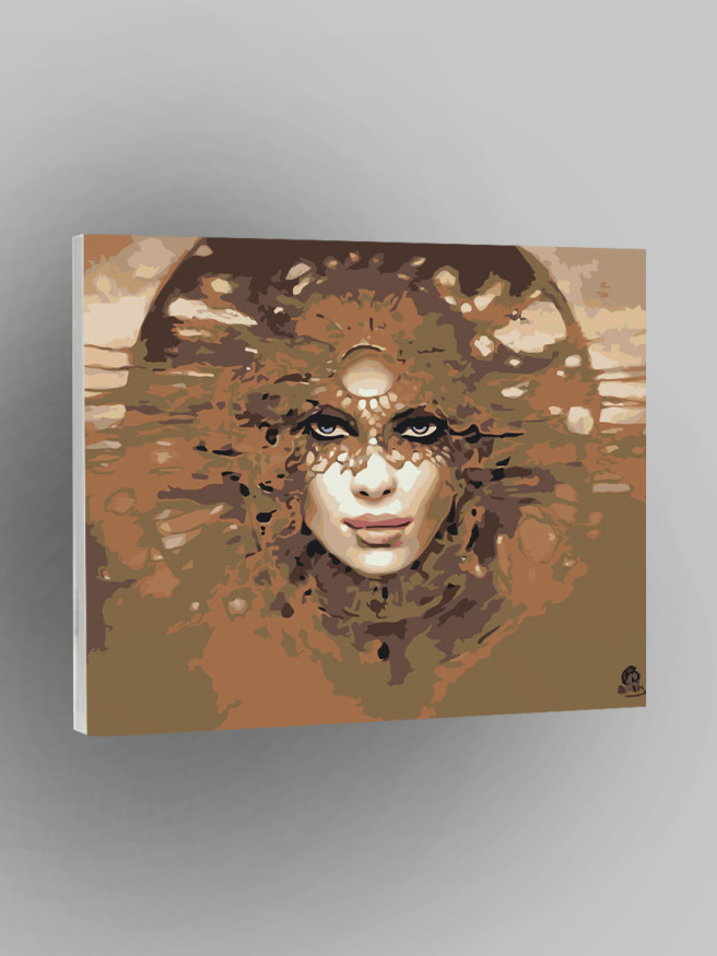 Raqamlar bo&amp;#039;yicha rasm &amp;quot;Niqobdagi qiz&amp;quot;