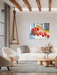 Raqamlar bo'yicha rasm "Savat olma"