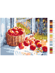 Raqamlar bo'yicha rasm "Savat olma"