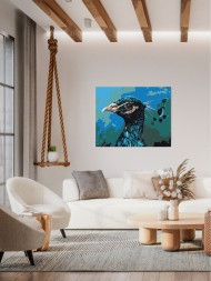 Raqamlar bo&#039;yicha rasm &quot;Noyob qush&quot;