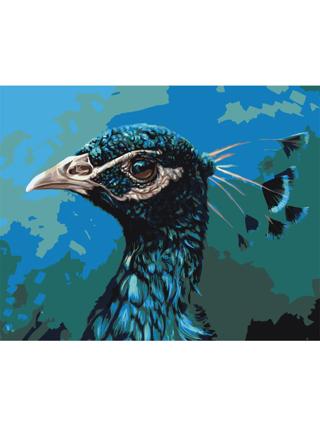 Raqamlar bo&amp;#039;yicha rasm &amp;quot;Noyob qush&amp;quot;