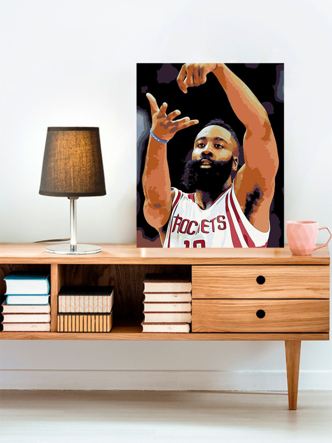 Картина по номерам &amp;quot;Баскетболист&amp;quot;