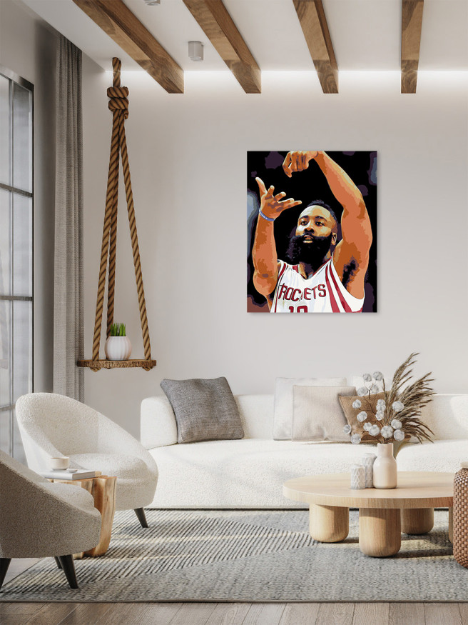 Картина по номерам &amp;quot;Баскетболист&amp;quot;