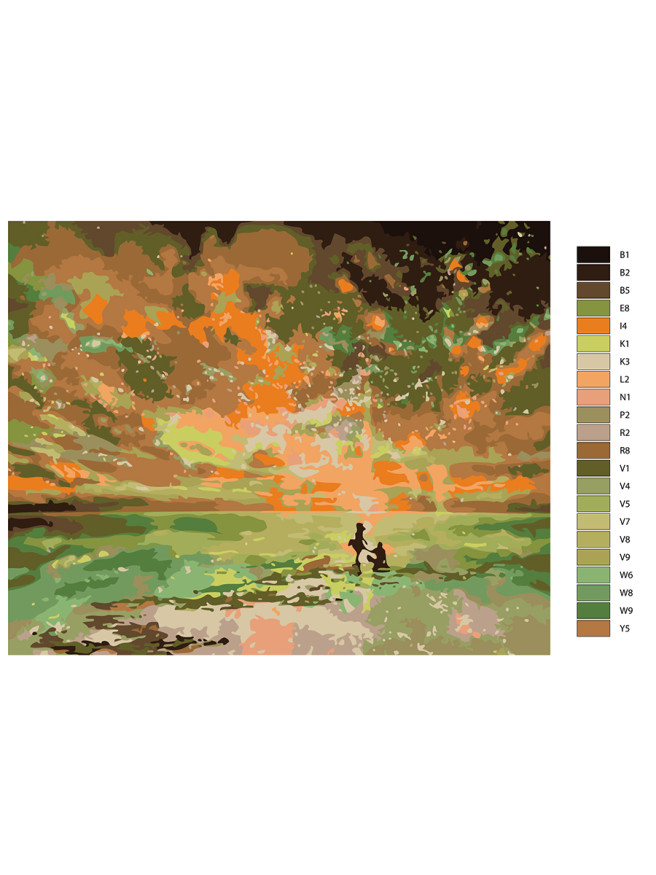 Картина по номерам &amp;quot;Романтика&amp;quot;