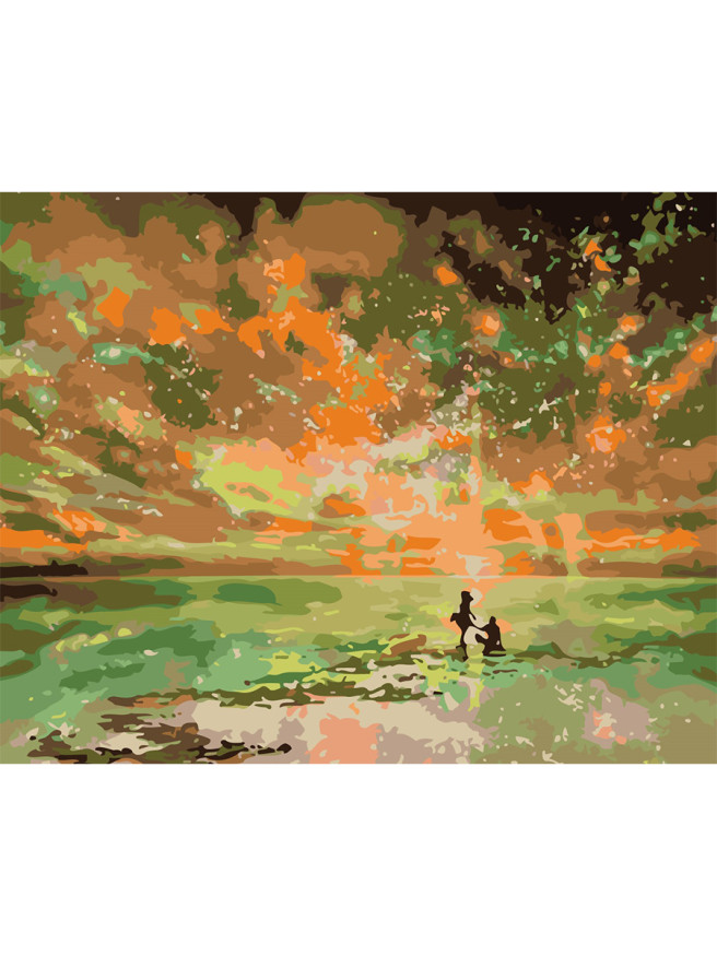 Картина по номерам &amp;quot;Романтика&amp;quot;