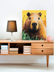 Raqamlar bo&#039;yicha rasm &quot;Kapibara&quot;