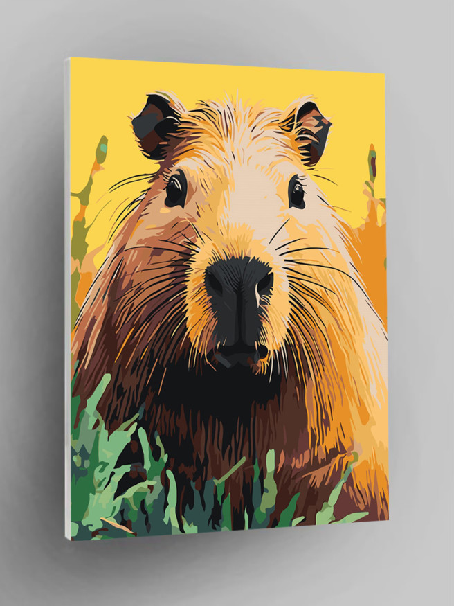 Raqamlar bo&amp;#039;yicha rasm &amp;quot;Kapibara&amp;quot;