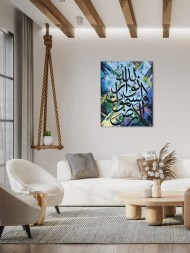 Raqamlar bo'yicha rasm "Kalligrafiya 3"