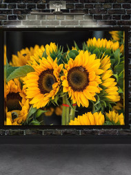 Постер на холсте &amp;quot;Объятие подсолнухов&amp;quot;