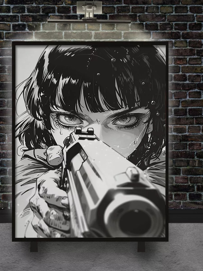 Постер на холсте &amp;quot;Целься точно — выстрел в душу&amp;quot;