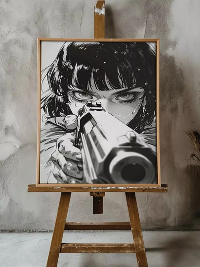 Постер на холсте &amp;quot;Целься точно — выстрел в душу&amp;quot;