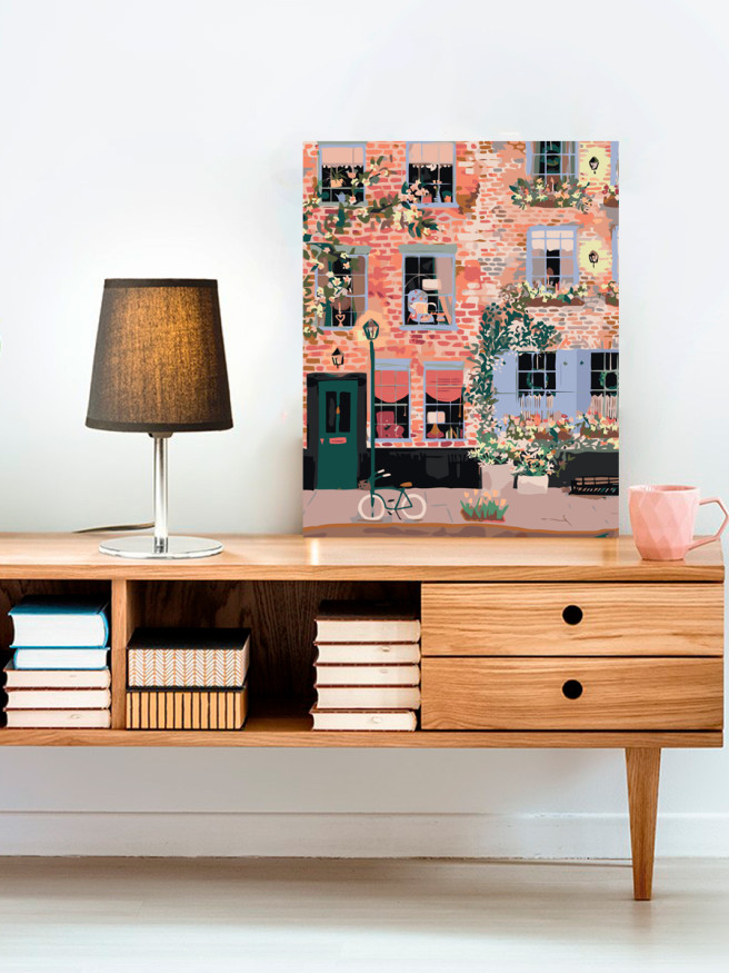 Raqamlar bo&amp;#039;yicha rasm &amp;quot;G&amp;#039;isht devorli uy&amp;quot;