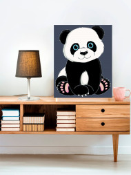 Raqamlar bo'yicha rasm "Panda"