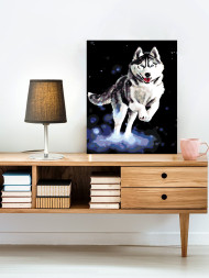 Raqamlar bo&#039;yicha rasm &quot;Sibir xaski&quot;