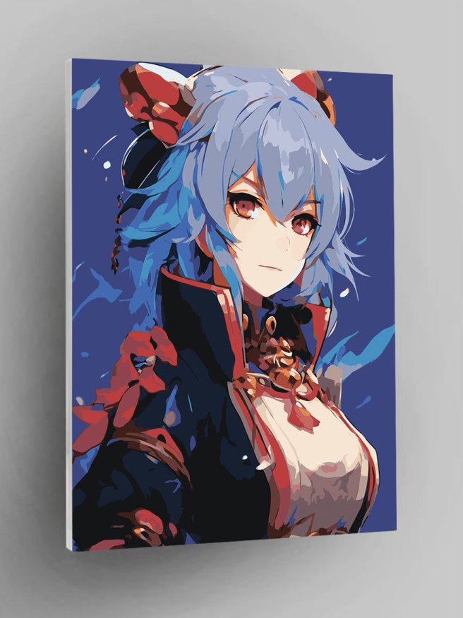 Raqamlar bo&amp;#039;yicha rasm &amp;quot;Anime qiz&amp;quot;