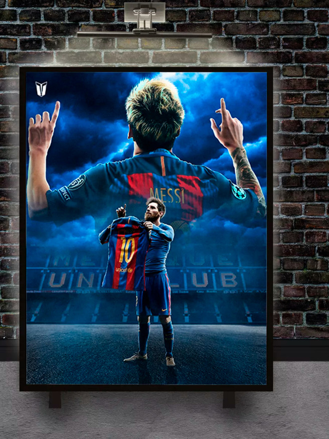 Постер на холсте &amp;quot;Месси: Момент славы&amp;quot;