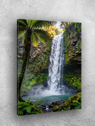 Holstga bosilgan poster "Tropik sharshara''