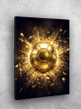 Holstga bosilgan poster &amp;quot;Oltin futbol to‘pi&amp;quot;