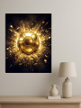 Holstga bosilgan poster &amp;quot;Oltin futbol to‘pi&amp;quot;