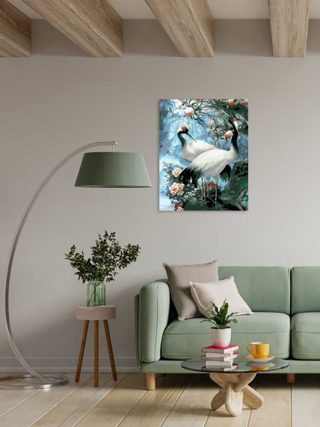 Raqamlar bo&amp;#039;yicha rasm &amp;quot;Laylaklar sevgisi&amp;quot;