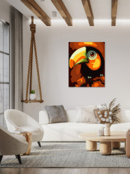 Raqamlar bo&#039;yicha rasm &quot;To&#039;tiqush&quot;