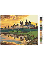 Картина по номерам &amp;quot;Вид на замок&amp;quot;