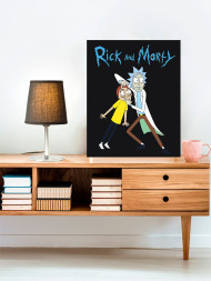 Raqamlar bo&#039;yicha rasm &quot;Rick and Morty&quot;