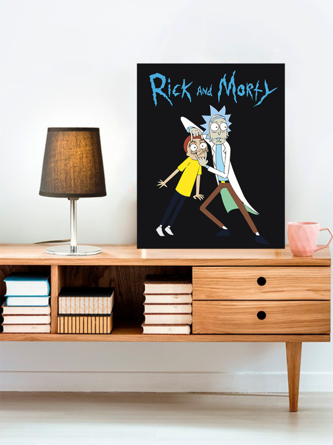 Raqamlar bo&amp;#039;yicha rasm &amp;quot;Rick and Morty&amp;quot;