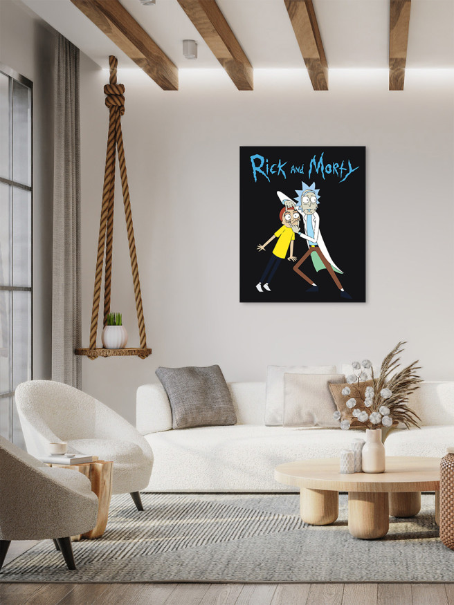 Raqamlar bo&amp;#039;yicha rasm &amp;quot;Rick and Morty&amp;quot;