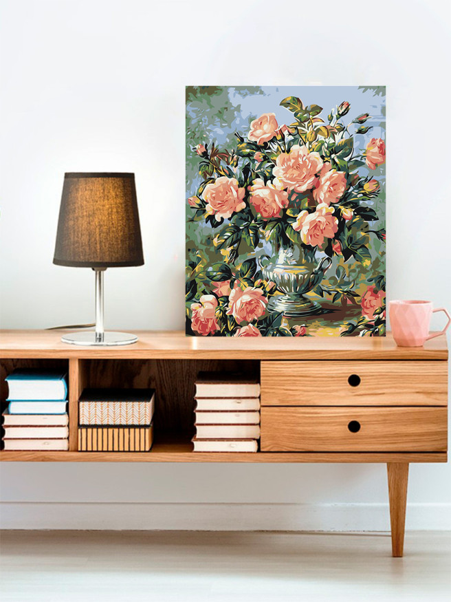 Картина по номерам &amp;quot;Ваза с цветами&amp;quot;