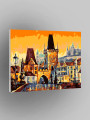 Картина по номерам &amp;quot;Город в закате&amp;quot;