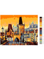 Картина по номерам &amp;quot;Город в закате&amp;quot;