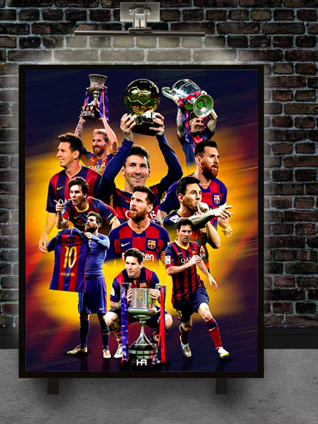 Постер на холсте &amp;quot;Все грани великого Месси&amp;quot;