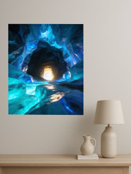 Постер на холсте &amp;quot;Ледяная пещера&amp;quot;