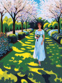 Картина по номерам &amp;quot;Девушка в саду&amp;quot;