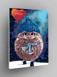 Raqamlar bo&#039;yicha rasm &quot;Yurakchalik ukki&quot;