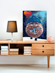 Raqamlar bo&#039;yicha rasm &quot;Yurakchalik ukki&quot;