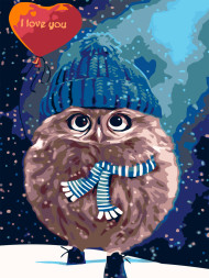 Raqamlar bo&#039;yicha rasm &quot;Yurakchalik ukki&quot;