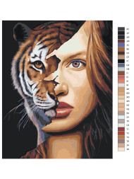 Raqamlar bo&#039;yicha rasm &quot;Shaxsni ajratish&quot;