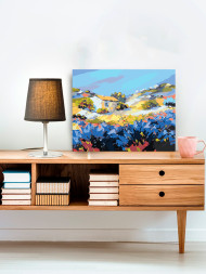 Картина по номерам &amp;quot;Домик на поле&amp;quot;