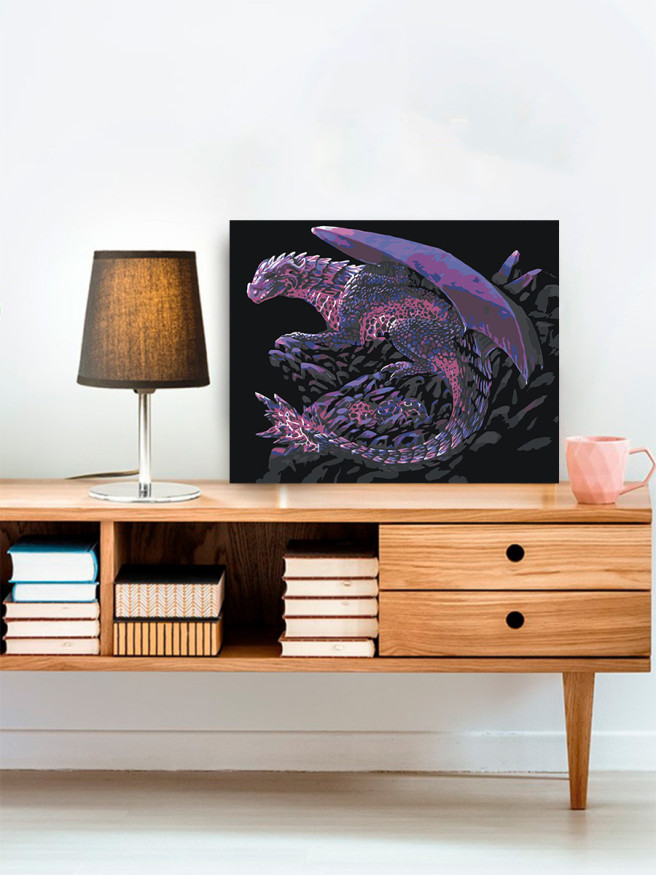 Raqamlar bo&amp;#039;yicha rasm &amp;quot;Kichkina ajdaho&amp;quot;