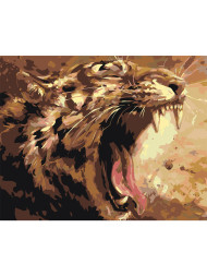 Raqamlar bo'yicha rasm "G'azablangan yo'lbars"