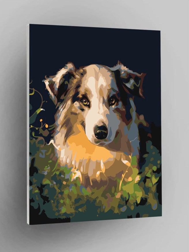 Raqamlar bo&amp;#039;yicha rasm &amp;quot;Yoqimli it&amp;quot;