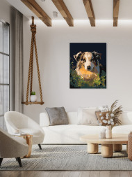 Raqamlar bo&#039;yicha rasm &quot;Yoqimli it&quot;