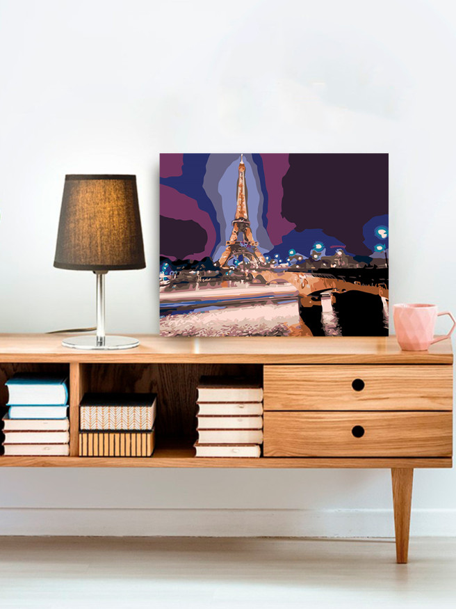 Картина по номерам &amp;quot;Ночной Париж&amp;quot;