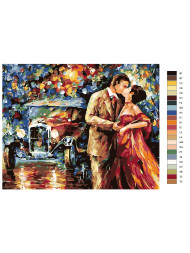 Картина по номерам &amp;quot;Влюблённая пара&amp;quot;