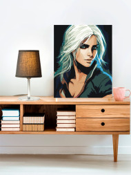 Картина по номерам &amp;quot;Красивая блондинка&amp;quot;