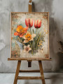 Постер на холсте &amp;quot;Тюльпаны и нарциссы&amp;quot;